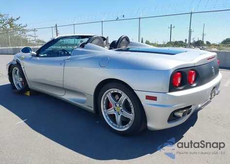 2003 Ferrari 360 Modena Spider из США, поврежденный, VIN ZFFYT53A730130598